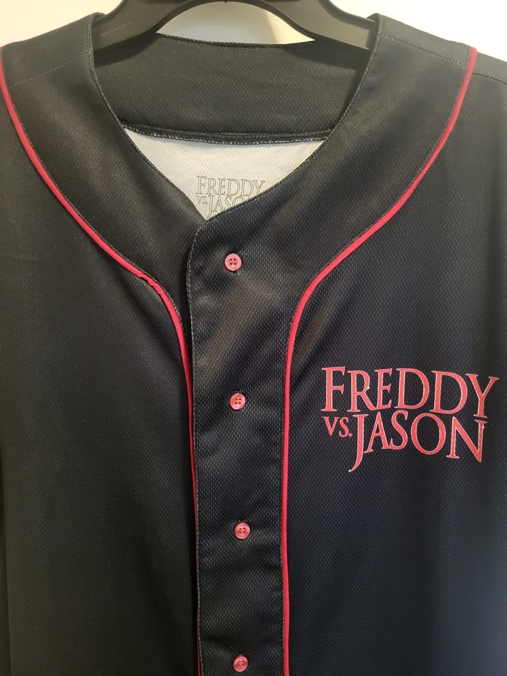 Freddy vs Jason Black Graphic Short-Sleeve Shirt - Picture 8 of 9